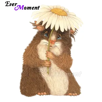

Ever Moment Diamond Painting Full Square Picture Of Rhinestone Hamster Chrysanthemum Umbrella 5D DIY Diamond Embroidery 3F808
