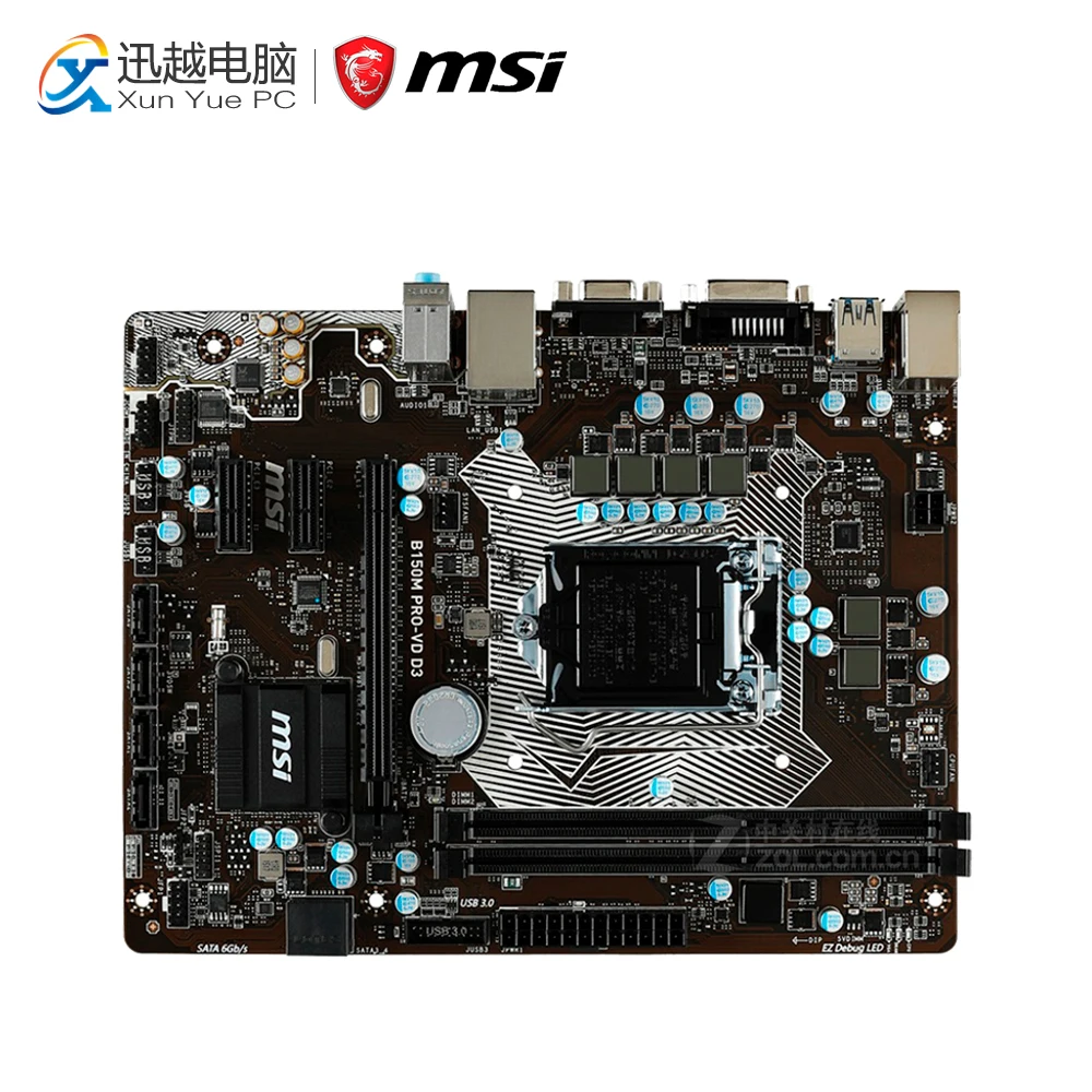 

MSI B150M PRO-VD D3 Desktop Motherboard B150 Socket LGA 1151 i3 i5 i7 DDR3 32G SATA3 Micro-ATX