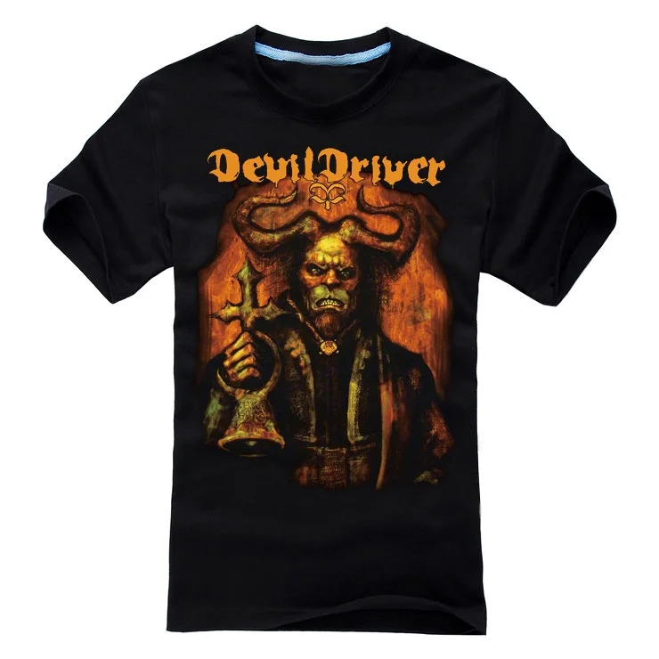 9 видов конструкций DevilDriver Science фантастика рок череп кости Рубашка mma Camiseta Ropa фитнес тяжелый рок хэви-метал, Панк хлопок