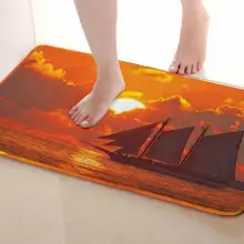 Установка солнцезащитный стиль Коврики для улицы, смешной Противоскользящий коврик для ванной, дверные коврики, дверные коврики под входную дверь