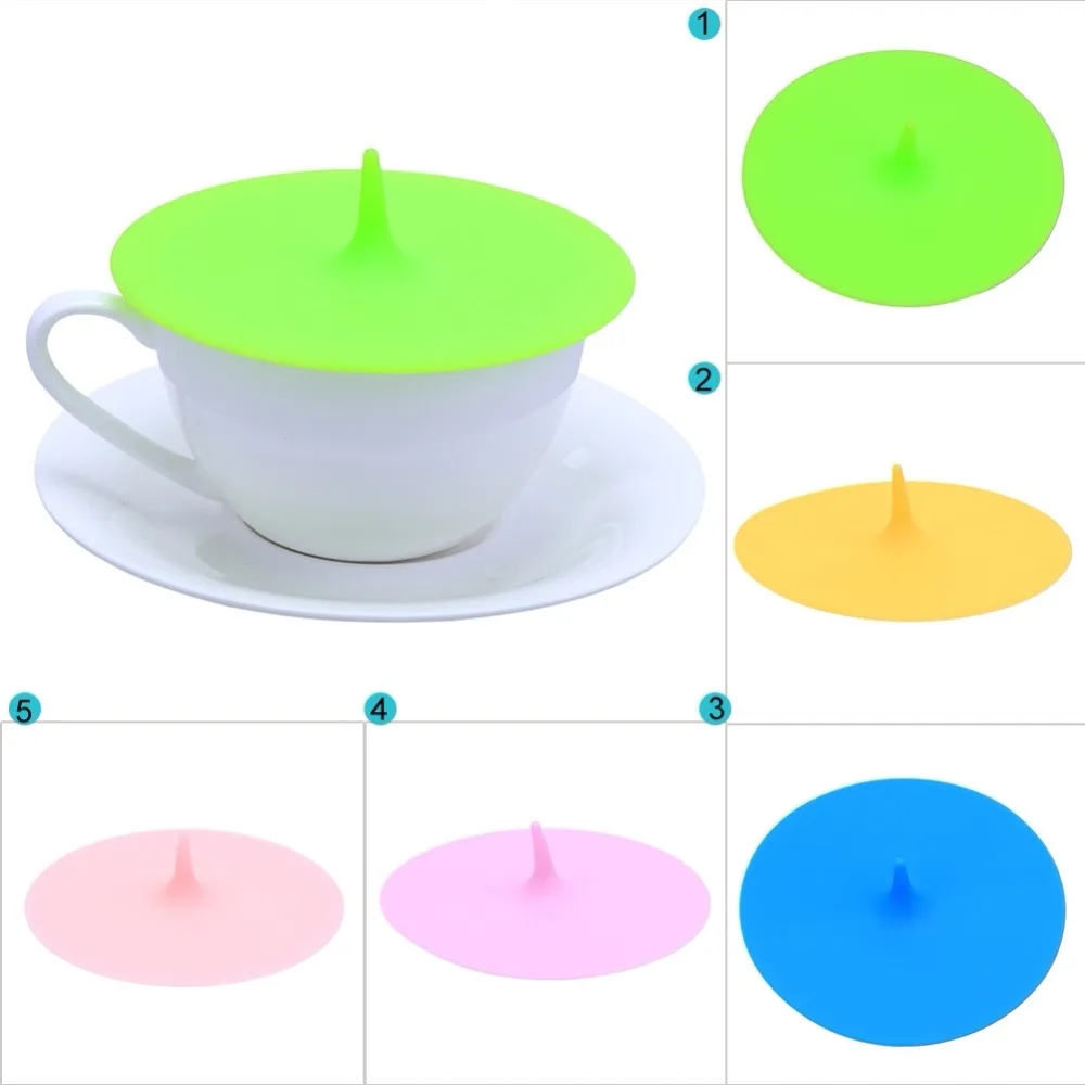 Buy Unique Soft Food grade Silicone Tea Cup Lid