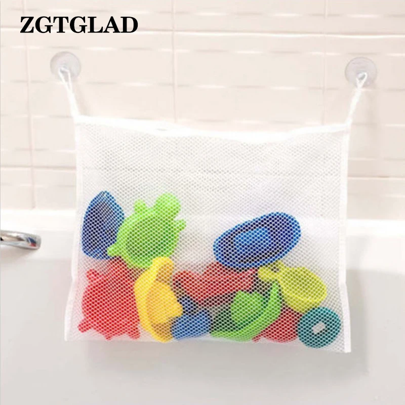 ZGTGLAD 1Pcs Top Quality Baby Bath Bathtub Toy Mesh Net Storage