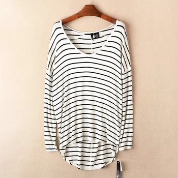 

Cthink Original Brand Big Stretch Solid Knitted Sweater Women Autumn Fashion Elegant Asymmetry Pullovers Knit Sweaters For Woman