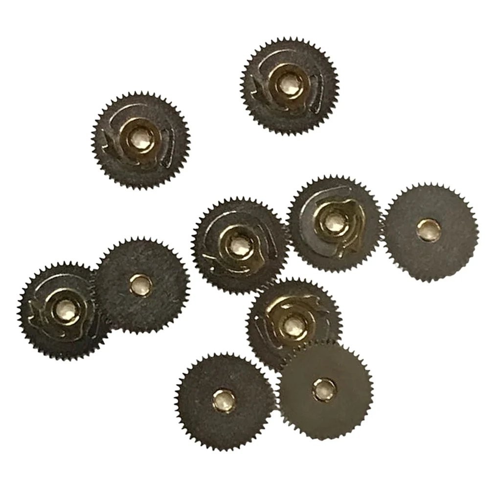 MagiDeal 10Pcs Metal Movement ETA 46943 Watch Parts Calendar Driving Wheel