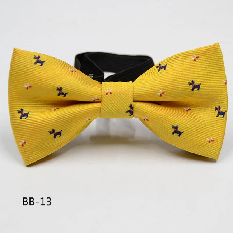 Children Bow Tie Baby Boy Kid Clothing Accessories Solid Color Gentleman Shirt Neck Tie Bowknot Dot Party Fashion Bowtie Ties