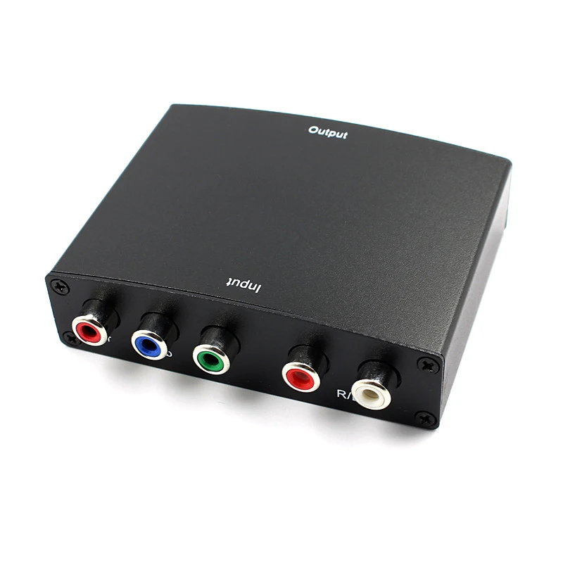 Горячая продажа RGB компонент (YPbPr) видео + R/L аудио адаптер конвертер HD ТВ к HDMI 1080P