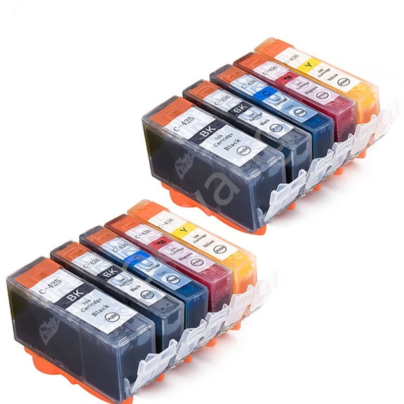 

2sets Generic Inkjet printer Ink set for Canon PGI425 PGI-425 CLI-426 for CANON PIXMA MG6140 MG6240 MG6140 MG8240 PRINTER