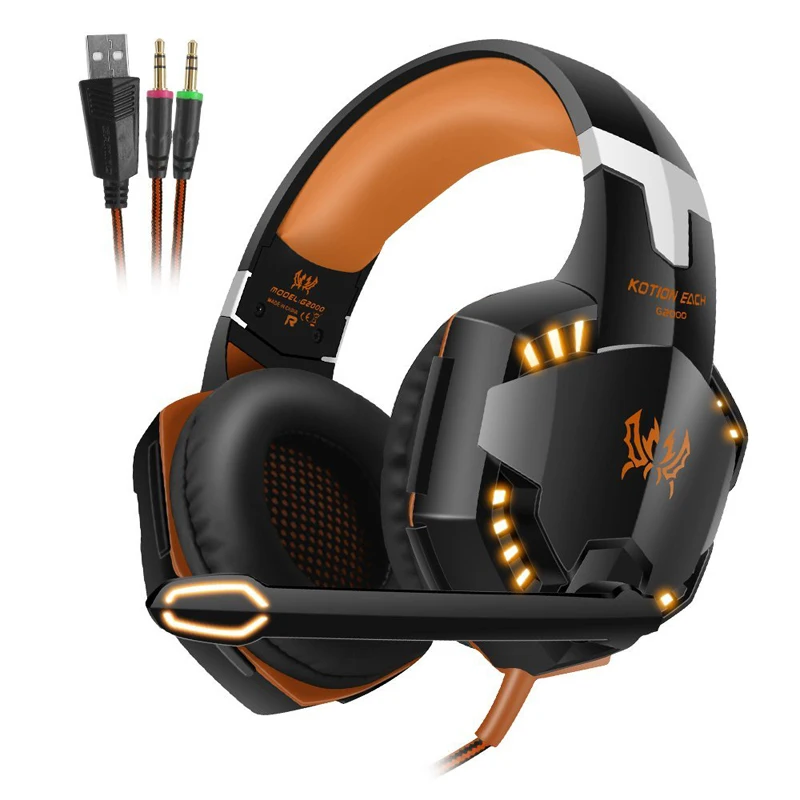 Computer Headset Gaming Headphone Wire 2 2m Cable Headphone With Mic For Computer Microphone Splitter Audio Cable Adapter 1 To 2