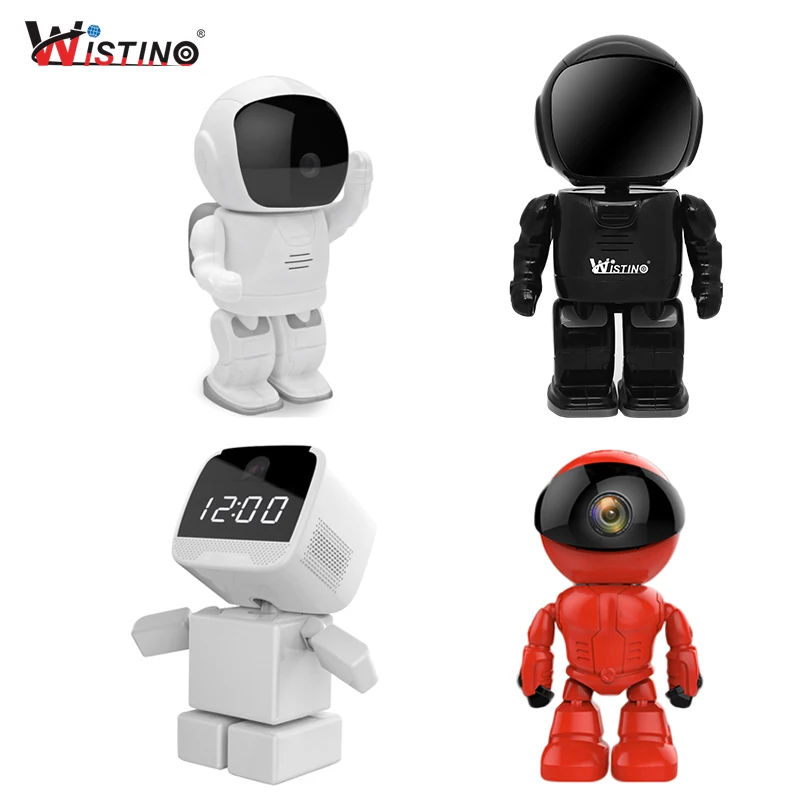 Wistino 960 P 1.3MP робот IP Камера WI-FI Видеоняни и радионяни Беспроводной видеонаблюдения