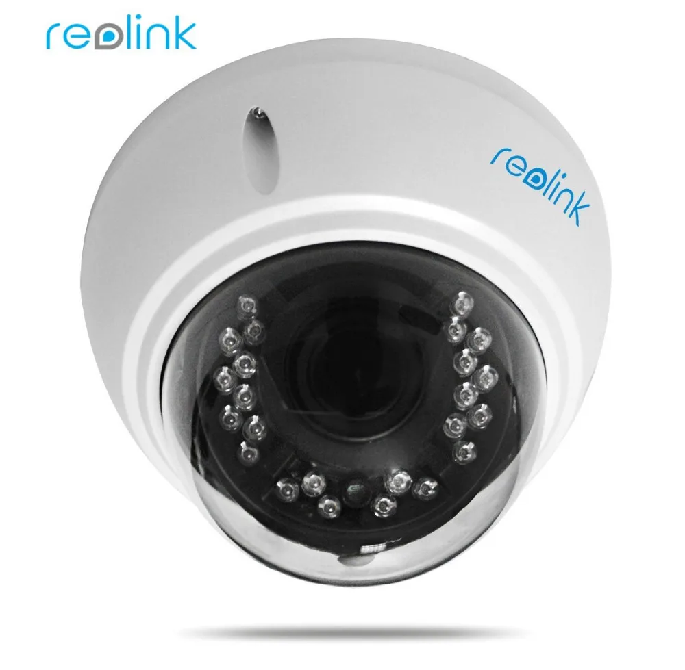 Reolink RLC-422 4MP Security POE Outdoor Dome Camera Night Vision 100 Feet Easy Setup Support Smartphone and Web View Wholesale Security & Protection