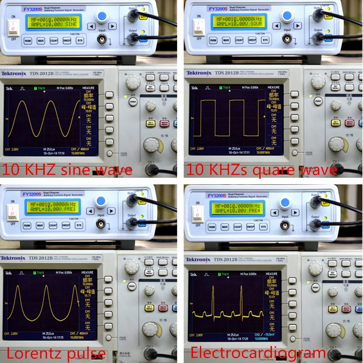 24 МГц двухканальный генератор сигналов произвольной формы DDS функция генератор сигналов Синусоидальная квадратная волна развертки счетчик сигнала/частота импульса Mete