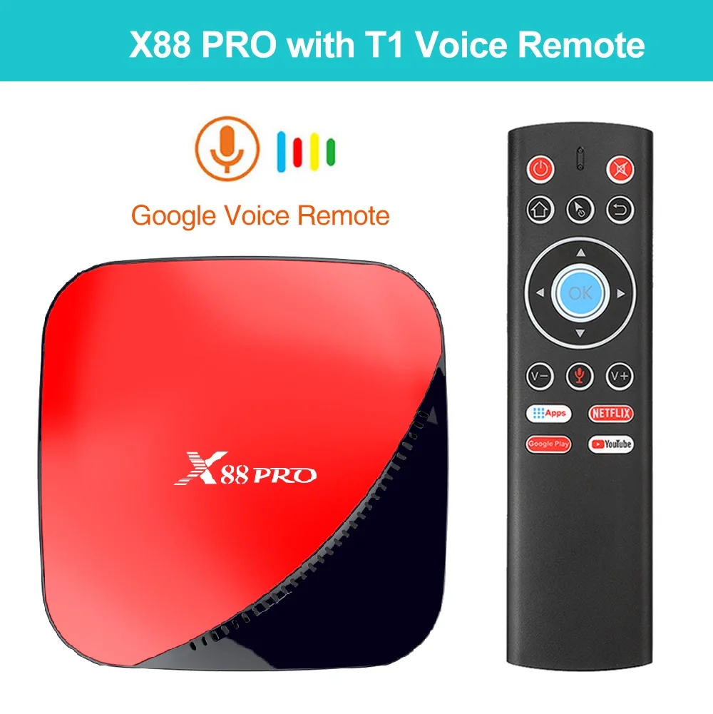 X88 PRO Android 9,0 ТВ приставка 4G 64G RK3318 Смарт ТВ приставка Поддержка 2,4G/5G Wifi 4K Google Play YouTube Netflix 4G 32G Смарт ТВ приставка
