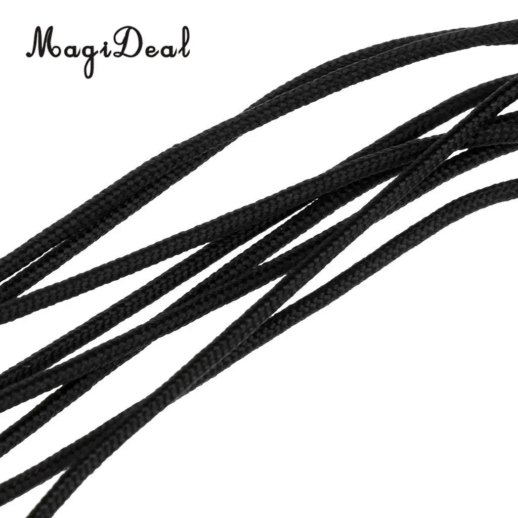 MagiDeal Outdoor Hunting Archery Compound Bow 1.5/3/5/10m D Loop Rope Bow String Release Aid Nock Hooting Camping Survival Acce