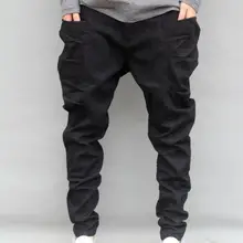 27-46 Горячая Весна/Осень Мужчины Модный, больших размеров свободный досуг атуральный верхний Гарун брюки