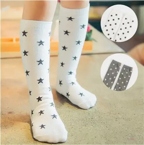 Cotton Socks Knee High Long LegWarmers Boy Girl Children