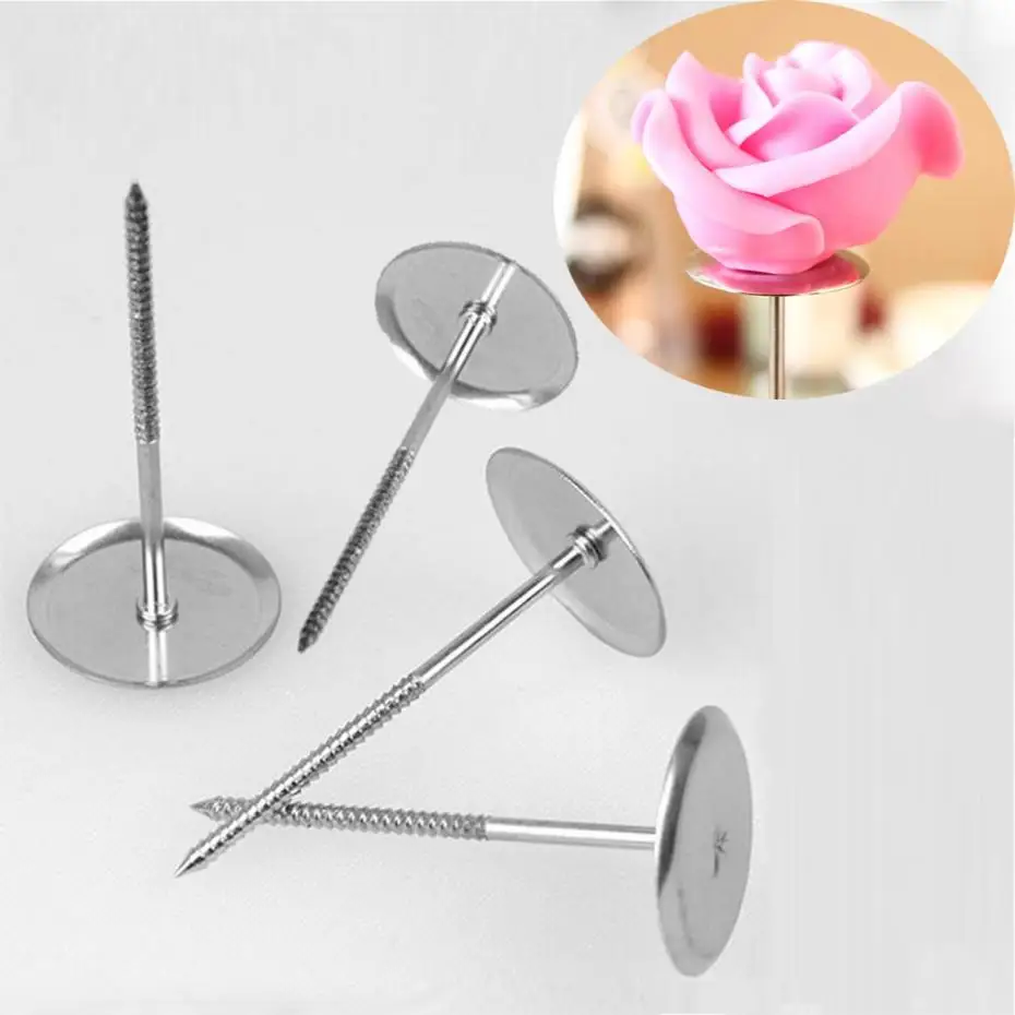 Flower Nail Stainless Steel Cake Cupcake Decor Tools for Icing Decorating FG RC 