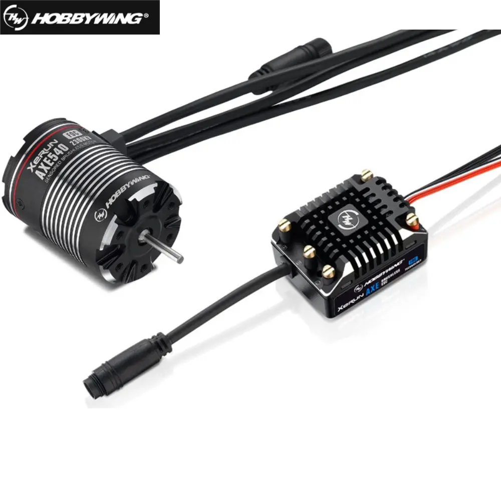 Hobbywing XeRun топор бесщеточный силовой системы Foc AXE540 1200KV 1800KV 2300KV с бесщеточным ESC для Rc 1/10 скалолазания автомобиля