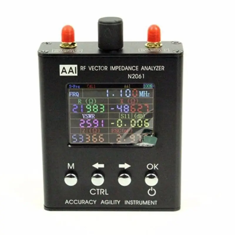 

1.1Mhz-1.3Ghz N2061Sa Uv Rf Vector Impedance Ant Swr Antenna Analyzer Meter