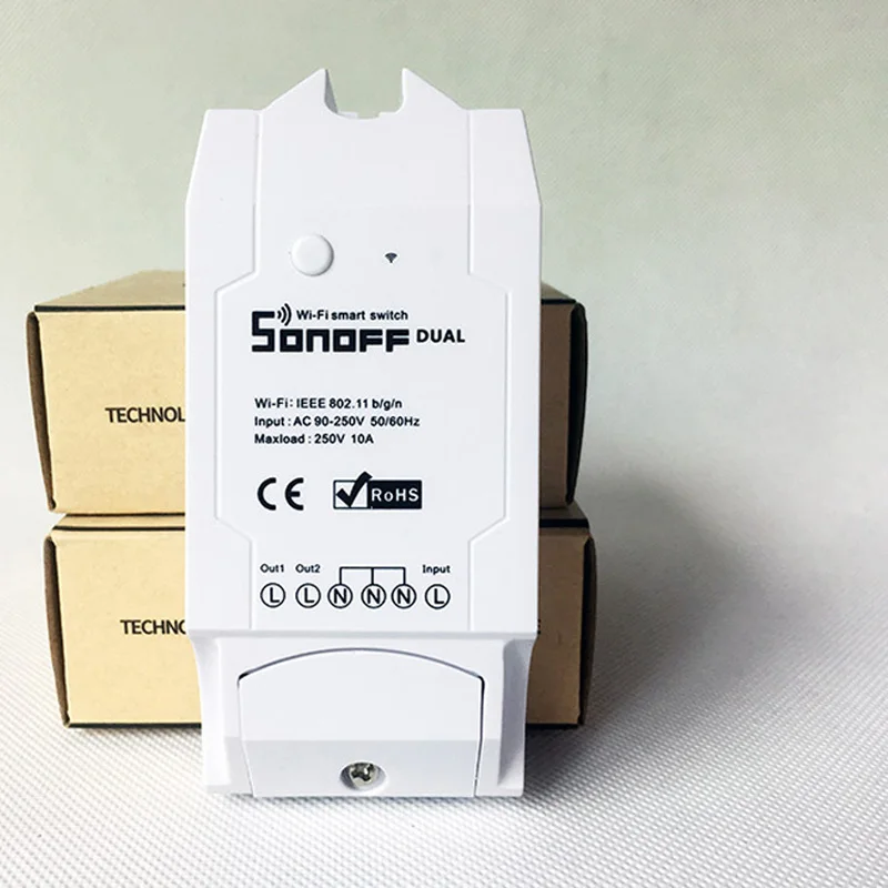 Беспроводной смарт выключатель Sonoff с поддержкой Wi Fi и таймером|home automation module|wifi