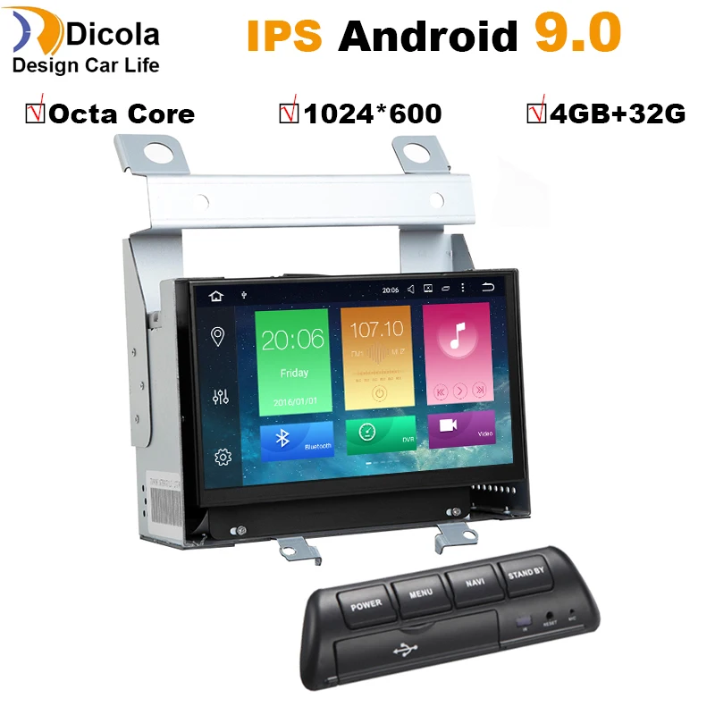 

7" HD IPS Android 9.0 Octa Core Radio GPS DAB USB WIFI Car DVD Player for Land Rover Freelander 2 2007 2008 2009 2010 2011 2012