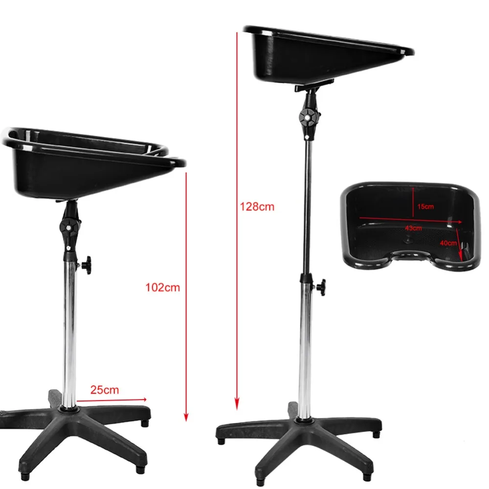 Регулируемый по высоте бассейн для волос, Парикмахерская салонная чаша, пластиковый шампунь для лечения волос, косметические инструменты для ухода за волосами, инструмент для укладки, аксессуары