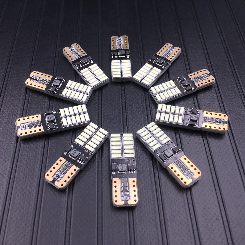 12v супер яркий T10 W5W 4014 SMD 24 светодиодный Canbus Error Free чтение светильник просвет лампа