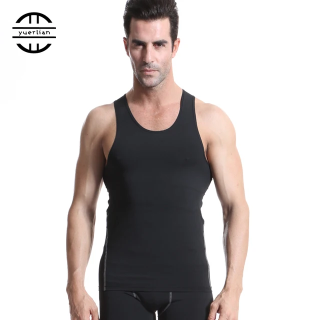 US $4.99 Compression Vest Tops Bodybuilding Fitness mans Tshirt GYM Tees Undershirts Sports Shirts men Run