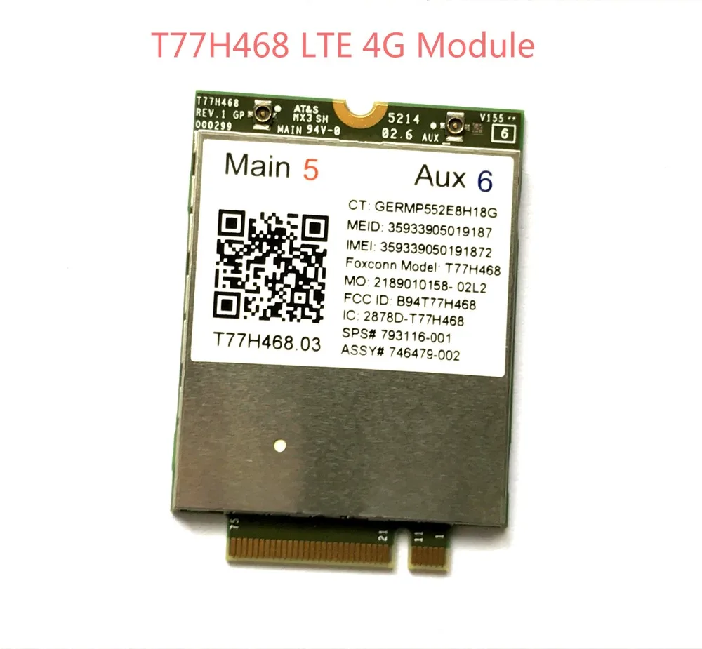 

4G Module for HP LT4211 gobi LTE/EV-DO/HSPA+ WWAN Card SPS 793116-001 T77H468 M.2 EliteBook 820 840 850 G2 810 G3 Zbook14 15U G2