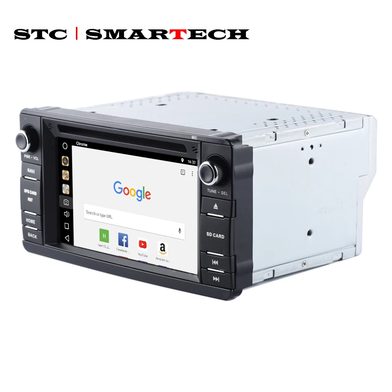 Excellent SMARTECH 2din Android 8.0 4GB RAM 32GB ROM car dvd player gps navigation autoradio for MITSUBISHI OUTLANDER with CAN-BUS decoder 5