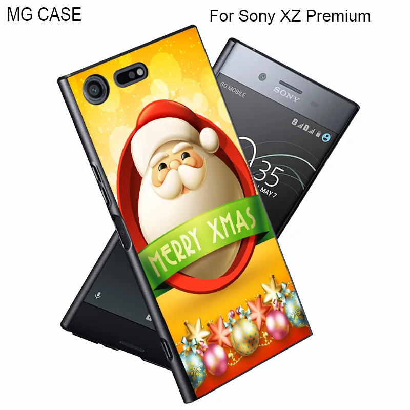 Для sony XZP Новый Снеговик Санта Клаус елка сотовый телефон чехлы для XZ Премиум Xperia X