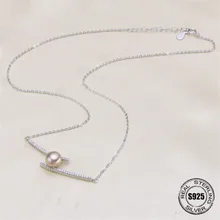 Находки среди подвесок S925 стерлингового серебра Цепочки и ожерелья цепи настройки ювелирные Запчасти фурнитура для ювелирных изделий, основы для серег делая Шарм аксессуары