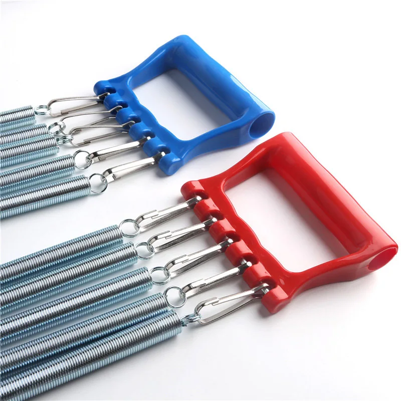 

High Quality Chest Arm Expander Plastic Handle Hand Gripper Arm Pull Bar Weight Exerciser with 5 Springs NCM99
