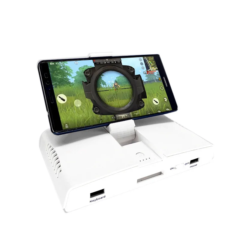

Powkiddy Bluetooth Battledock Converter Stand Charging Docking For FPS Games, Using With Keyboard And Mouse, Game Controller,
