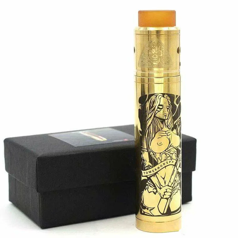 

SUB TWO Sob Mod Kit Electronic Cigarette Vape Mod 510 Thread 24MM Diameter Vape Pen Kit Diverse Patterns Fit 18650 Battery