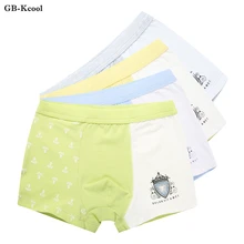 Высококачественные трусы-боксеры для мальчиков, трусы для мальчиков с героями мультфильмов, милые шортики хлопковые трусики 2 шт./лот или 4 шт./лот