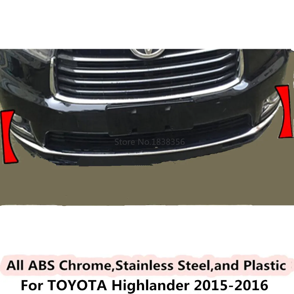 For Toyota Highlander 2015 2016 2017 Car cover protection ABS chrome