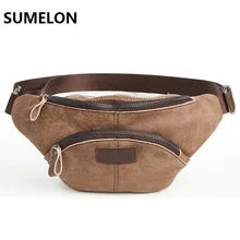 Мужские сумки из натуральной кожи, поясные сумки, спортивные повседневные мужские карманные сумки, винтажная сумка из корочьей кожи, поясная сумка