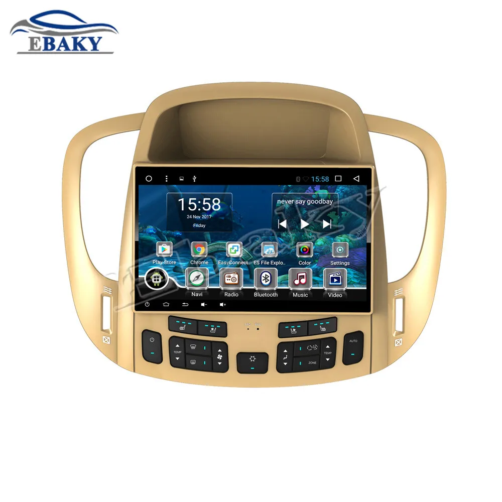 Excellent NaviTopia 9inch 1GB/2GB RAM Quad Core/Octa Core Android 7.1/8.1 Car DVD Radio for Buick LaCross 2012- with GPS/wifi/map 2