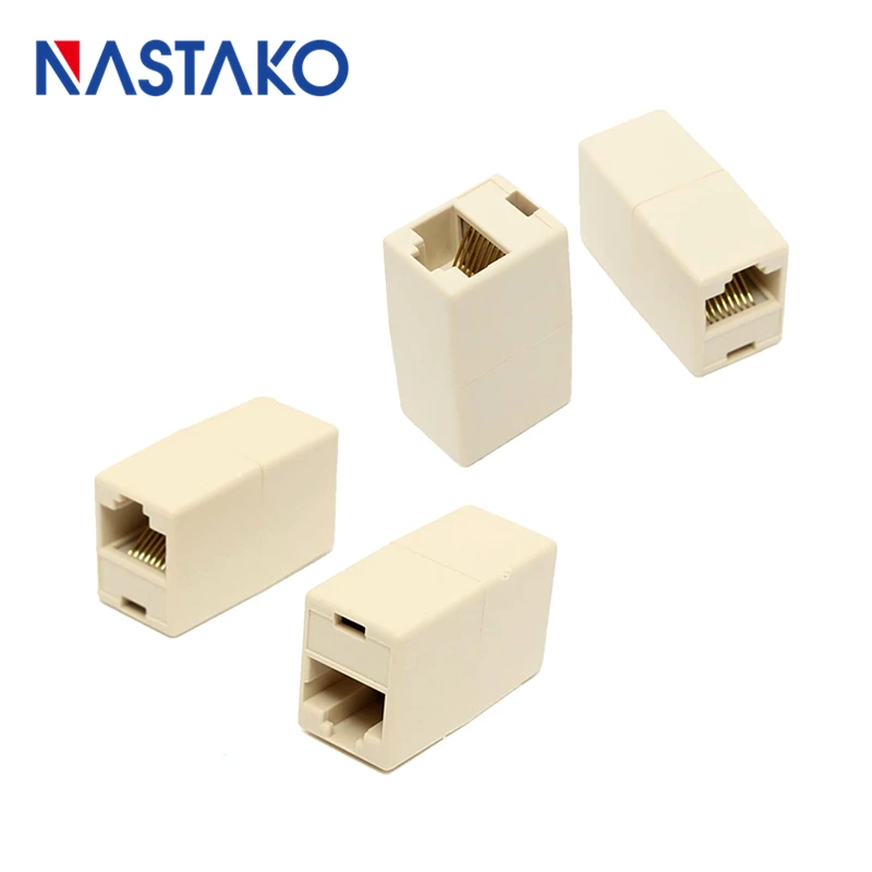 Cat5 RJ45 Соединительный соединитель удлинитель Ethernet кабель сетевой LAN адаптер вилки