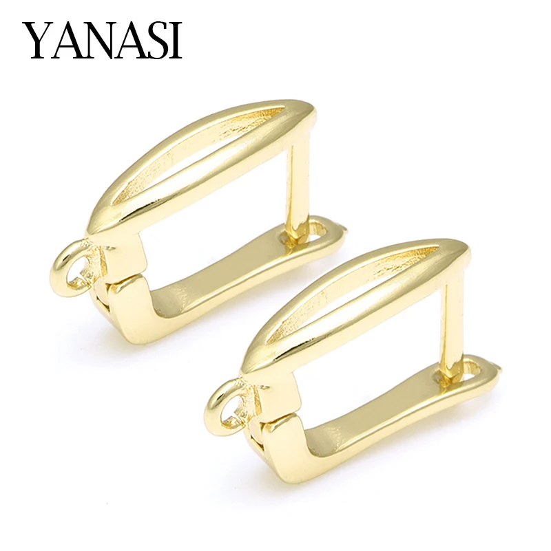

1 Pair Earrings Jewelry Findings Copper Evil Eye Shape Gold Silver DIY Earring Hooks Jewellery Making Wholesale