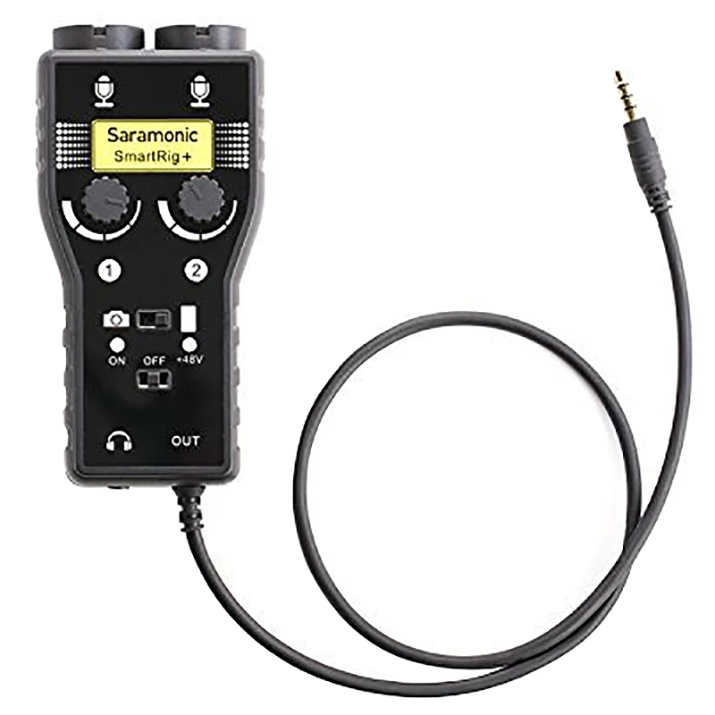 Saramonic Smartrig+ Xlr/3,5 мм микрофон аудио микшер предусилитель и гитарный интерфейс для Dslr камеры Iphone 7 7S 6 Ipod Xiaom