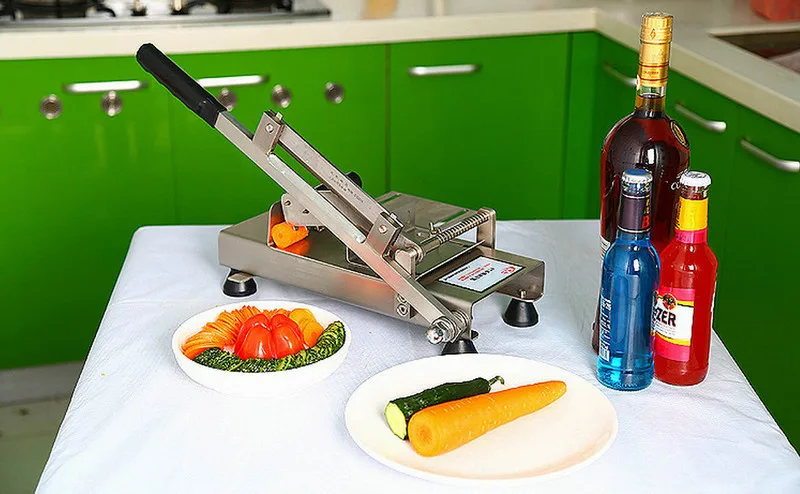 meat cutting machine, frozen meat roll slicer (18)