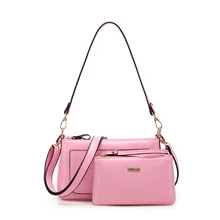 New style 2016 women handbag PU Leather fashion bags women messenger bags Shoulder Bag ladies composite bags 4 colors YM5003