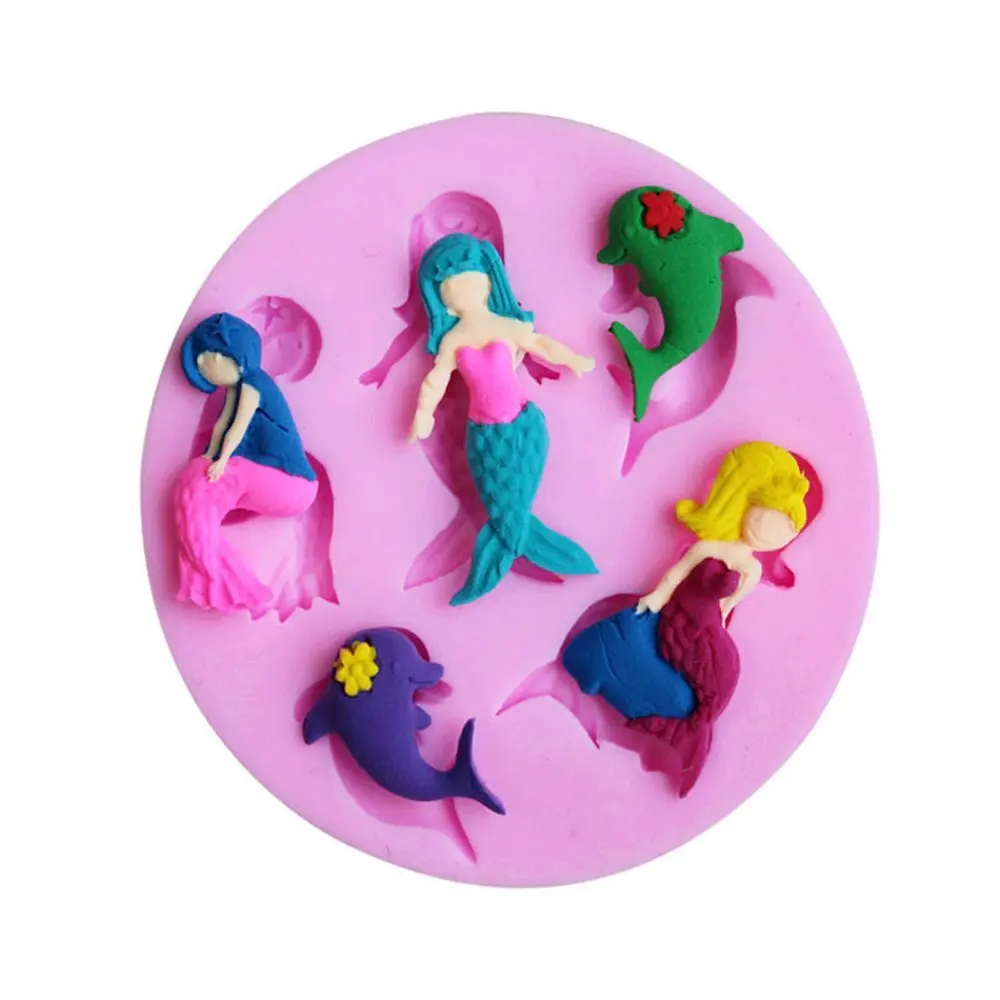 

Dolphin Fish Shaped Silicone Fondant Mold Mould Cake Decoration