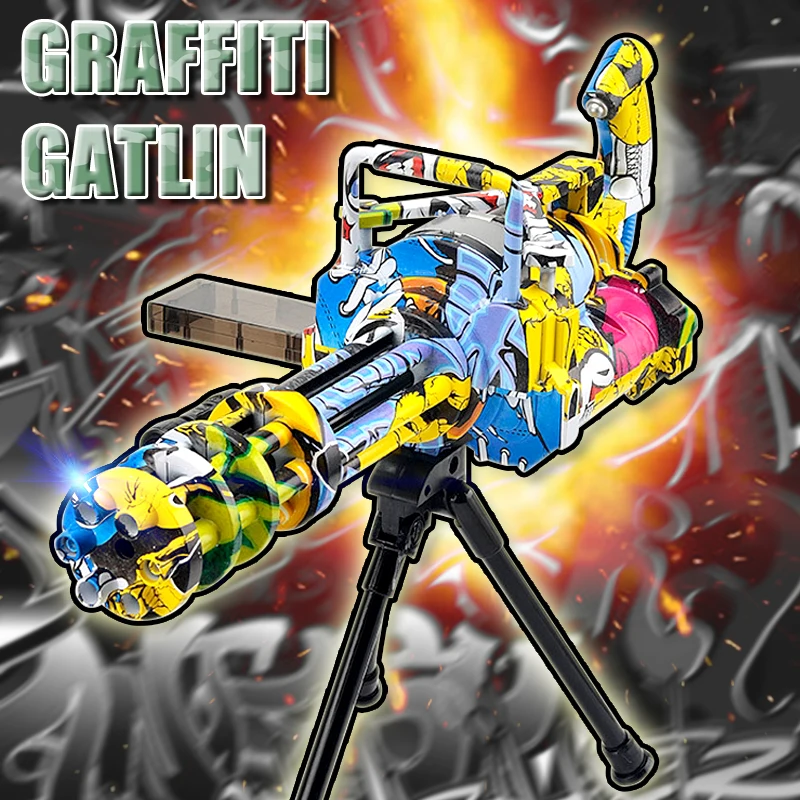 Graffiti Gottlin font b Toy b font Gun Christmas Gift Kid Airsoft Pistol Electric Continuous launch