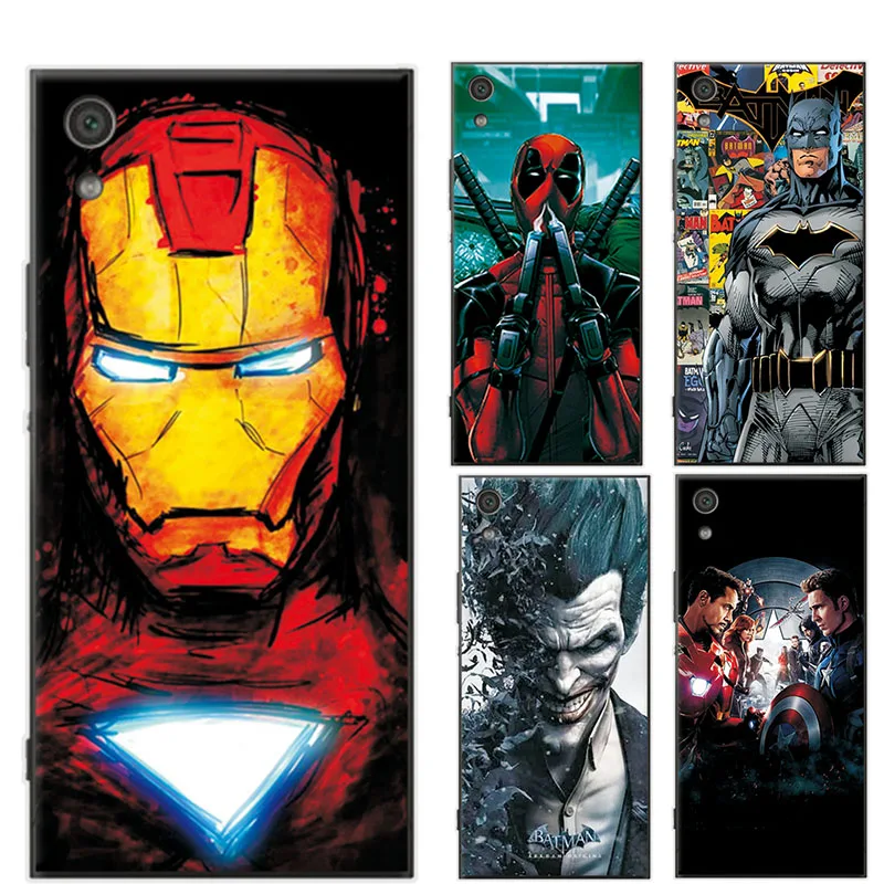 

Charming Painted Case Cover For Sony Xperia XA1 Ultra 6.0" Marvel Avengers TPU Phone Cases For Sony Xperia XA1 Ultra G3221 G3223