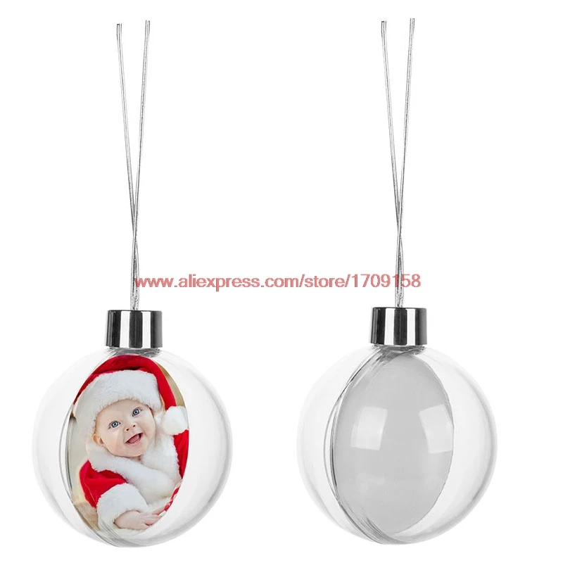 

sublimation christmas charm custom blank consumables heart transfer printing material DIY custom gifts 6pcs/lot small batch