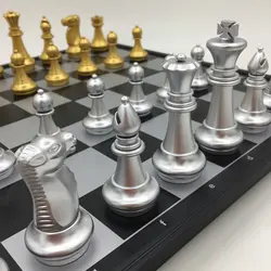 Стандартный шахматы магнитная доска Размеры 36 см x 36 см шахматы городе Для мужчин t открытый путешествия игры подарки для для мужчин
