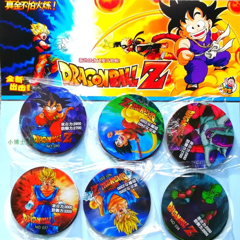 

30Pcs Anime Dragon Ball Super Action Figures Battle Dragon Ball card game Cards Round Paper Collection Card Kid Gift Toy