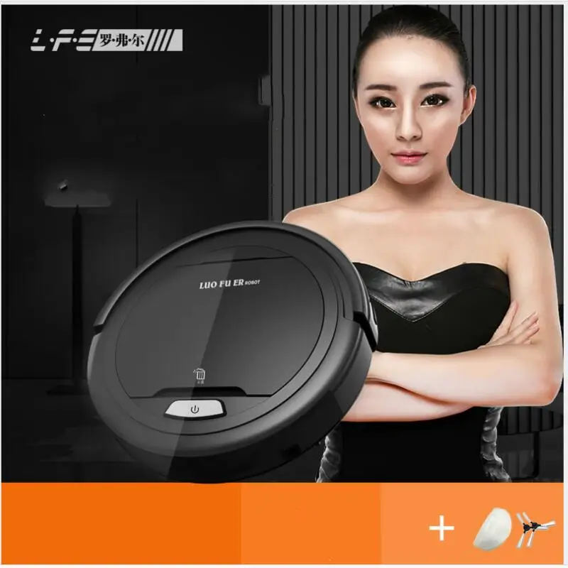 Luofuer K5 робот-пылесос с 1000 PA всасывания Мощность для тонкий ковер беспроводной пылесос aspiradoras para el женщины в китайском стиле